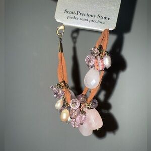 Chic Semi-Precious Stone Bracelet